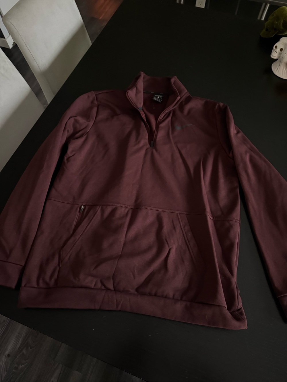 Nike Men's Quarter-Zip Windbreaker Jacket - Maroon